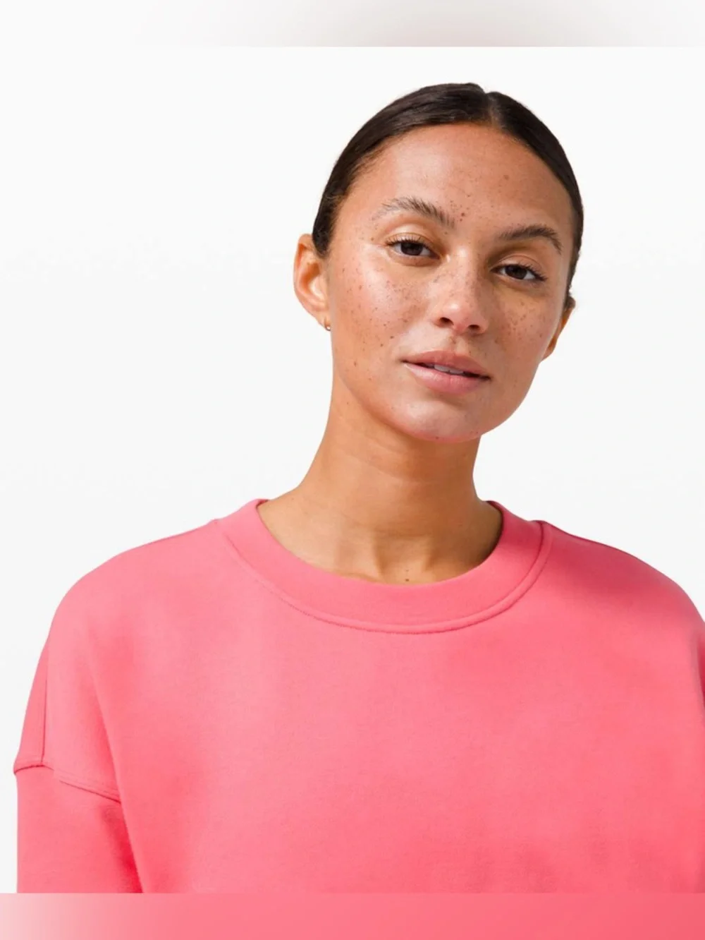 Lululemon Perfectly Oversized Crew Guava Pink Sweatshirt 6 small medium - Picture 4 of 9